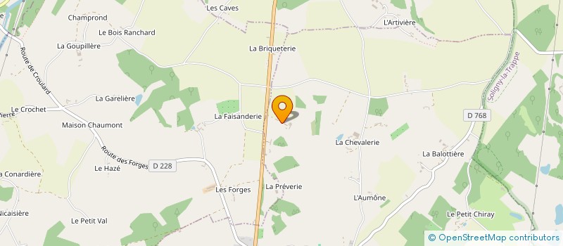 localisation de l'entreprise MONSIEUR REMY GOHIER à SAINT-OUEN-DE-SECHEROUVRE