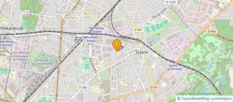 localisation de l'entreprise MONSIEUR REMY GONCALVES à STAINS