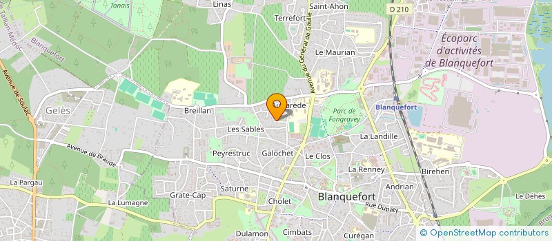 localisation de l'entreprise MONSIEUR REMY GOUYET à BLANQUEFORT