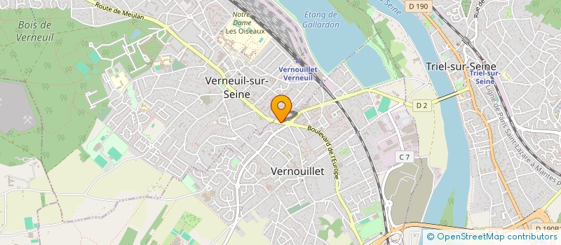 localisation de l'entreprise MONSIEUR REMY GRAFFEO  VERNOUILLET