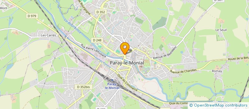 localisation de l'entreprise MONSIEUR REMY GRANOUX  PARAY-LE-MONIAL