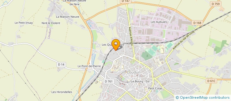 localisation de l'entreprise MONSIEUR REMY GRIGNON à LOUDUN