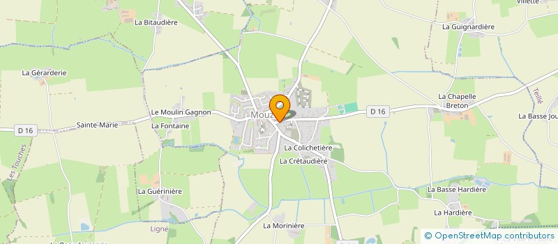 localisation de l'entreprise MONSIEUR REMY GRIMAULT  MOUZEIL