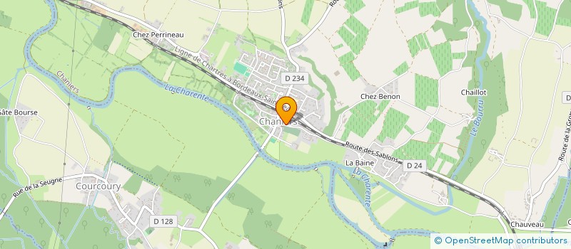 localisation de l'entreprise MONSIEUR REMY GRUDA  CHANIERS