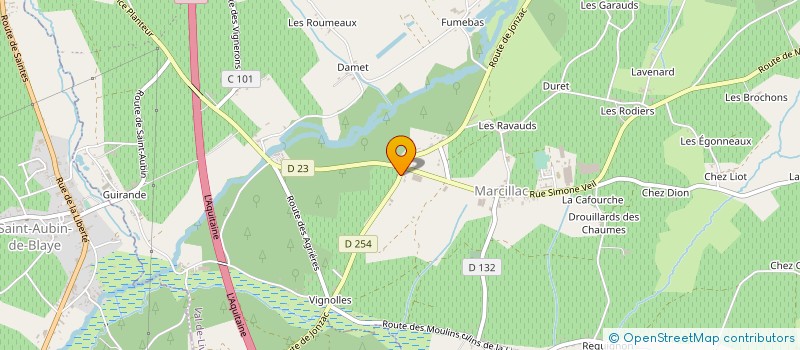 localisation de l'entreprise MONSIEUR REMY GUERIN  VAL-DE-LIVENNE