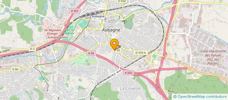 localisation de l'entreprise MONSIEUR REMY GUERRA à AUBAGNE