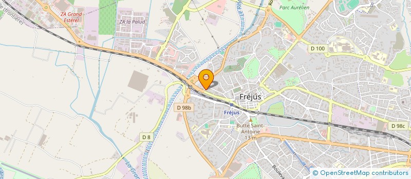 localisation de l'entreprise MONSIEUR REMY GUERRIER à FREJUS