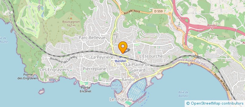 localisation de l'entreprise MONSIEUR REMY GUIGUES à BANDOL