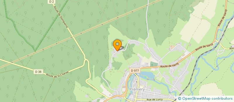 localisation de l'entreprise MONSIEUR REMY GUILLAUME  PREMERY