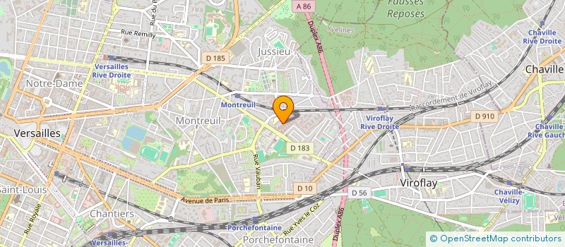 localisation de l'entreprise MONSIEUR REMY GUILLER à VERSAILLES