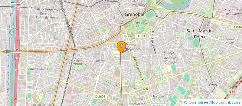 localisation de l'entreprise MONSIEUR REMY GUILLERMET  GRENOBLE