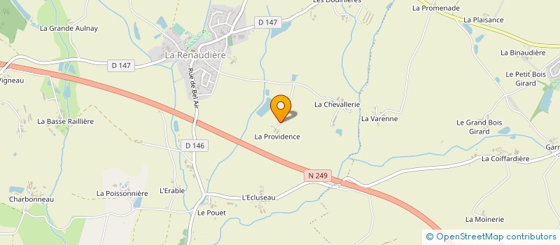 localisation de l'entreprise MONSIEUR REMY GUIMBRETIERE à SEVREMOINE