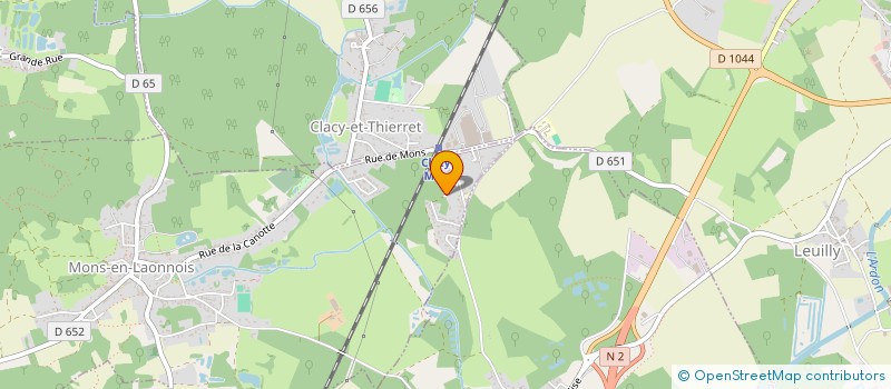 localisation de l'entreprise MONSIEUR REMY HAULIN à MONS-EN-LAONNOIS