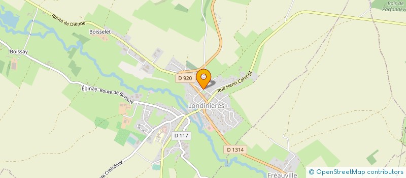 localisation de l'entreprise MONSIEUR REMY HEBERT à LONDINIERES