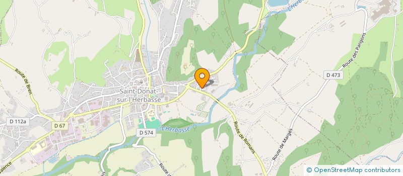 localisation de l'entreprise MONSIEUR REMY HOFFART  SAINT-DONAT-SUR-L'HERBASSE