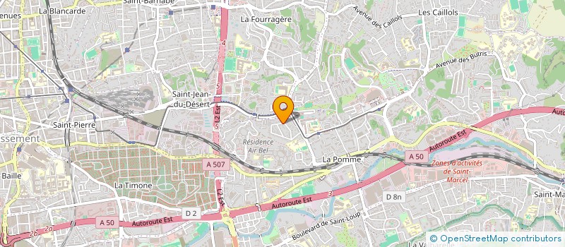 localisation de l'entreprise MONSIEUR REMY HOSPICE à MARSEILLE