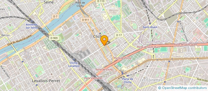 localisation de l'entreprise MONSIEUR REMY HOUANARD à CLICHY