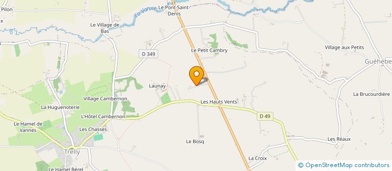 localisation de l'entreprise MONSIEUR REMY HUE à QUETTREVILLE-SUR-SIENNE