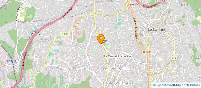localisation de l'entreprise MONSIEUR REMY IMBAUD à LE CANNET