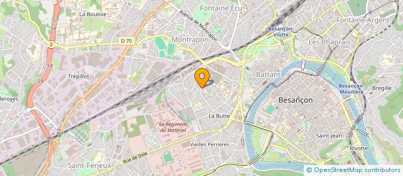 localisation de l'entreprise MONSIEUR REMY INGRASSIA  BESANCON