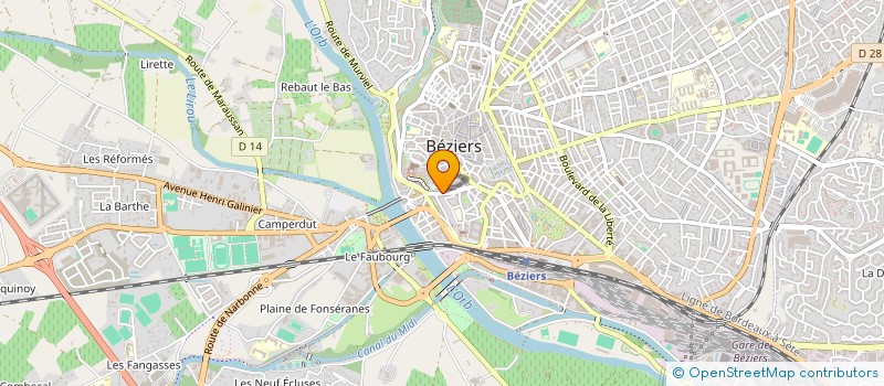 localisation de l'entreprise MONSIEUR REMY IVANES  NISSAN-LEZ-ENSERUNE