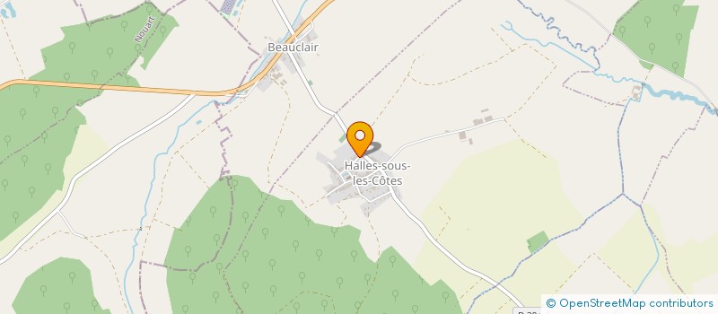 localisation de l'entreprise MONSIEUR REMY JACQUET à HALLES-SOUS-LES-COTES