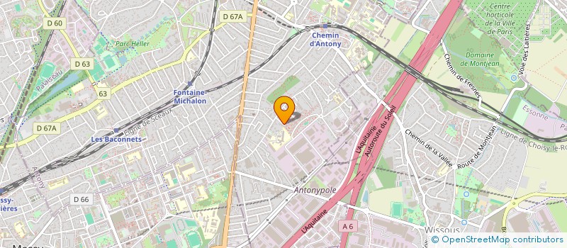 localisation de l'entreprise MONSIEUR REMY JARROUJ SOULEIBI à ANTONY