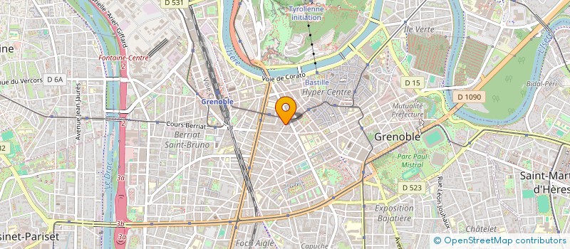 localisation de l'entreprise MONSIEUR REMY JOUBERT  GRENOBLE