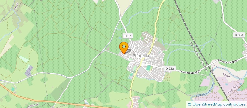 localisation de l'entreprise MONSIEUR REMY JOURDA  PONTEILLA