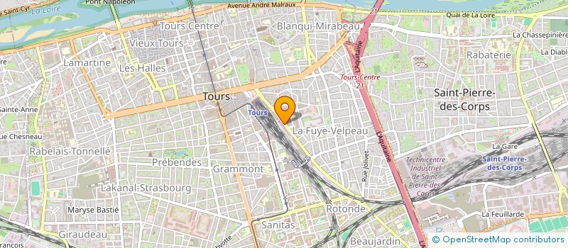 localisation de l'entreprise MONSIEUR REMY JOUSSE  TOURS