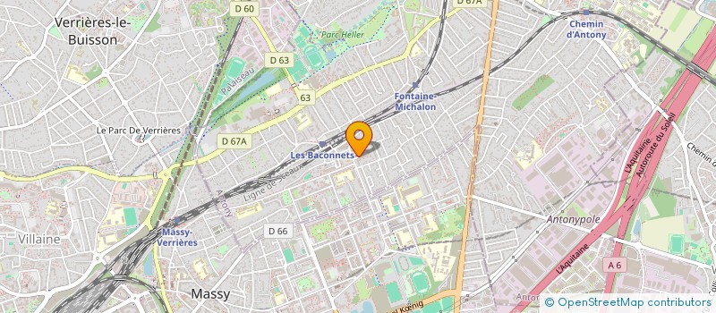 localisation de l'entreprise MONSIEUR REMY JUBERT à ANTONY