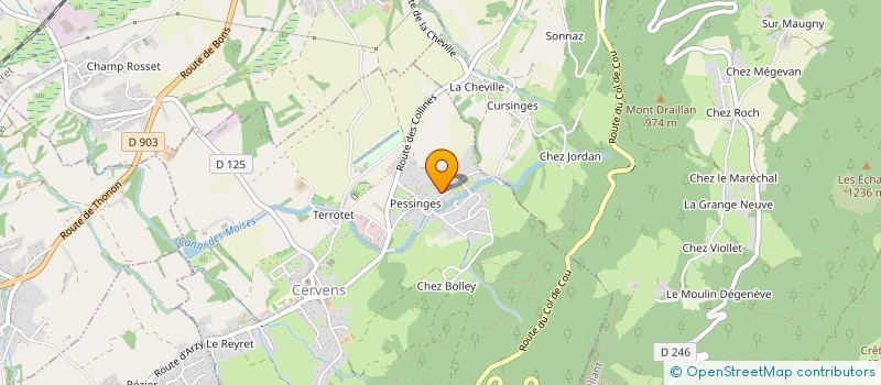 localisation de l'entreprise MONSIEUR REMY JUIGNET  CERVENS