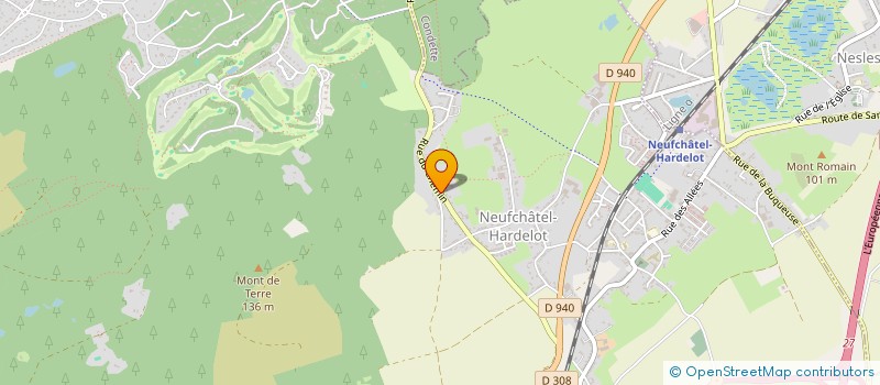 localisation de l'entreprise MONSIEUR REMY JUILLIEN  NEUFCHATEL-HARDELOT