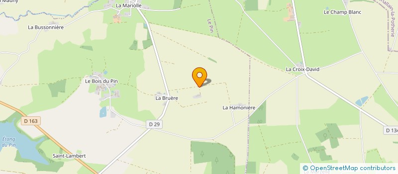 localisation de l'entreprise MONSIEUR REMY JUVIN  VALLONS-DE-L'ERDRE