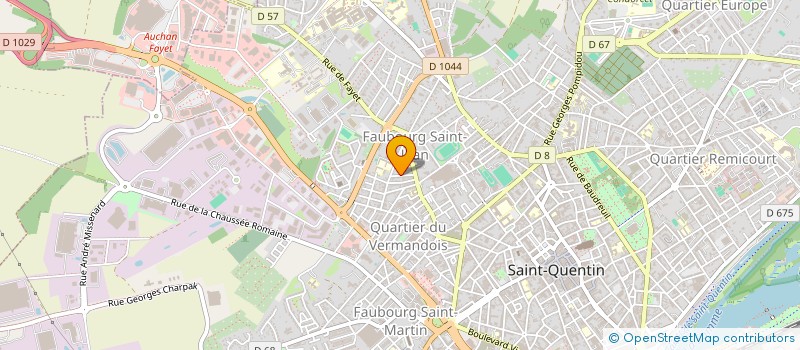 localisation de l'entreprise MONSIEUR REMY KABILE à SAINT-QUENTIN