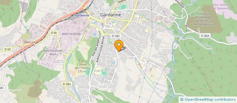 localisation de l'entreprise MONSIEUR REMY KHOULALENE à GARDANNE