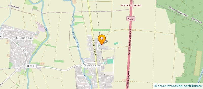 localisation de l'entreprise MONSIEUR REMY KIRY  BATTENHEIM