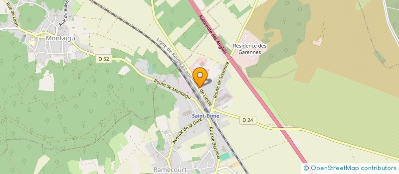 localisation de l'entreprise MONSIEUR REMY KLEIBER à SAINT-ERME-OUTRE-ET-RAMECOURT