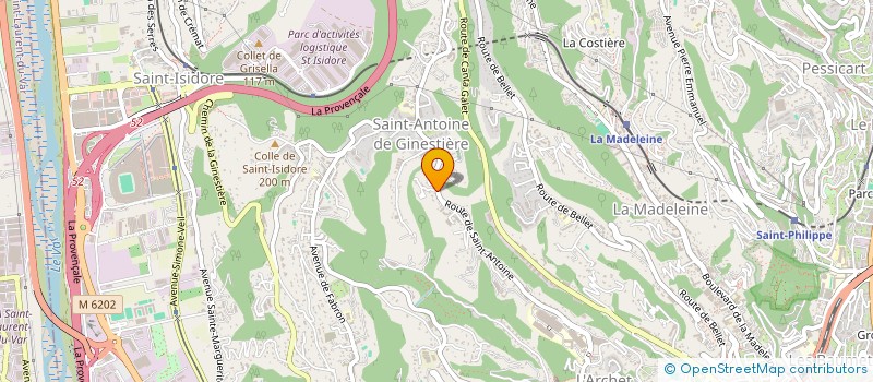 localisation de l'entreprise MONSIEUR REMY KOUBAR  NICE