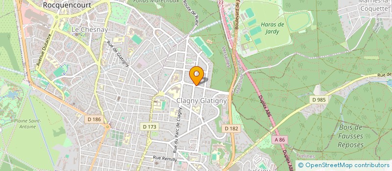 localisation de l'entreprise MONSIEUR REMY LACOMBE à VERSAILLES