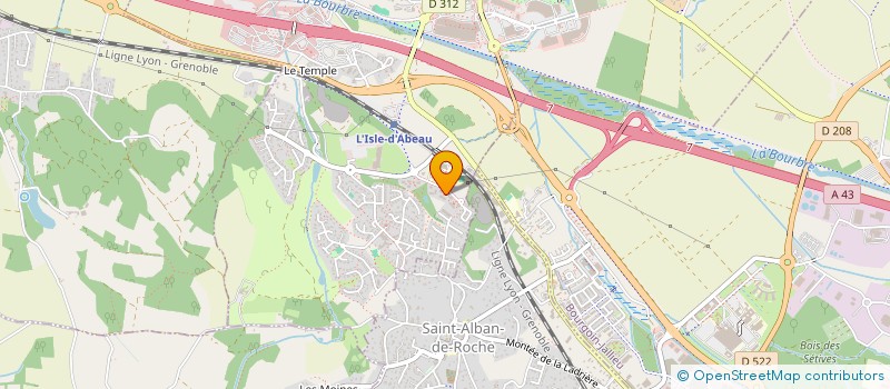 localisation de l'entreprise MONSIEUR REMY LAFFONT  L'ISLE-D'ABEAU