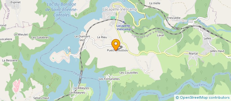localisation de l'entreprise MONSIEUR REMY LAFON à LACAPELLE-VIESCAMP