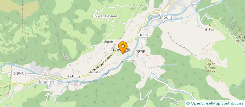 localisation de l'entreprise MONSIEUR REMY LAGARDE à MOULIS