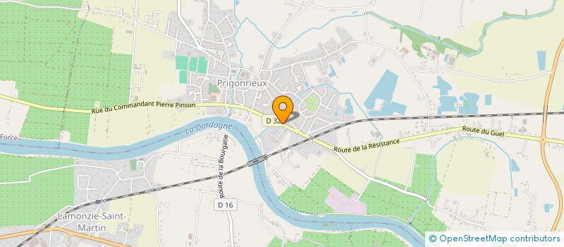 localisation de l'entreprise MONSIEUR REMY LAGERE  PRIGONRIEUX