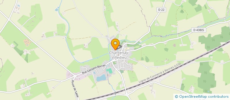 localisation de l'entreprise MONSIEUR REMY LAISEMENT  CHANTENAY-VILLEDIEU