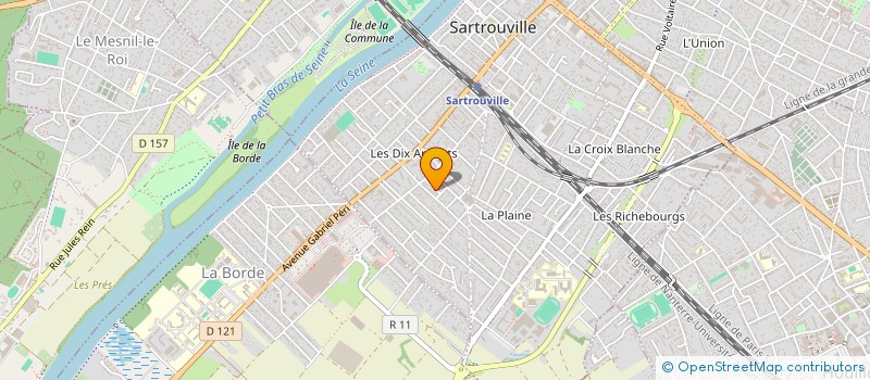 localisation de l'entreprise MONSIEUR REMY LAMANDA à SARTROUVILLE