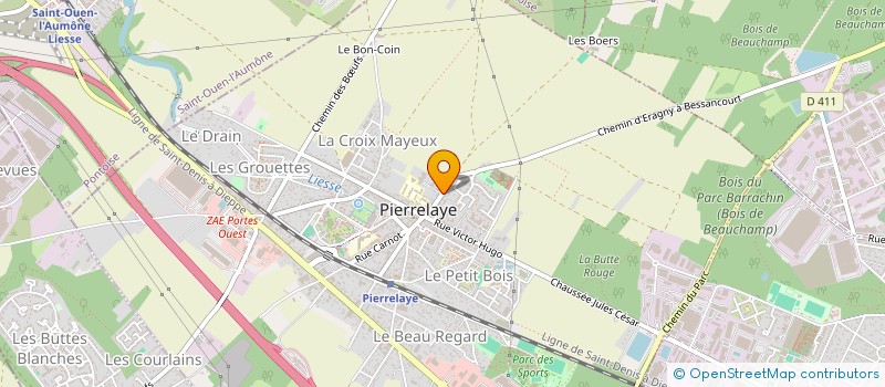 localisation de l'entreprise MONSIEUR REMY LAMBIN  PIERRELAYE