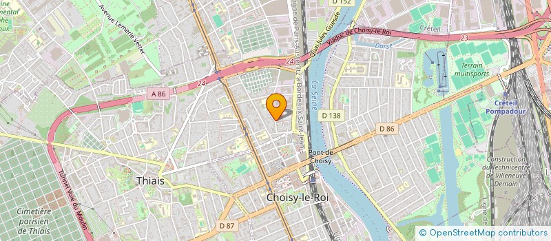 localisation de l'entreprise MONSIEUR REMY LAOKHAMTHONG  CHOISY-LE-ROI