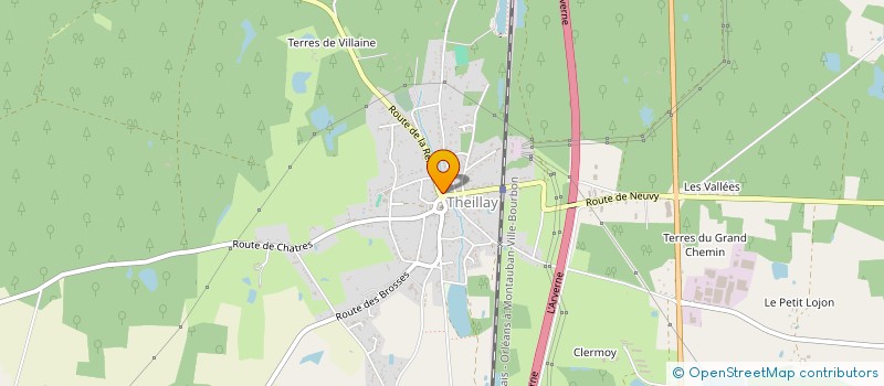 localisation de l'entreprise MONSIEUR REMY LARCHET  THEILLAY