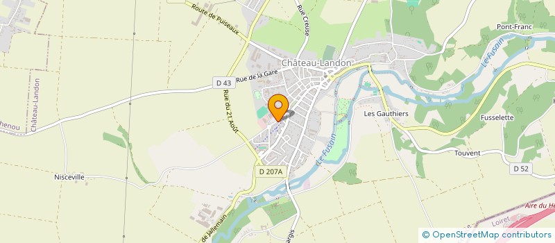 localisation de l'entreprise MONSIEUR REMY LAUNOY  CHATEAU-LANDON